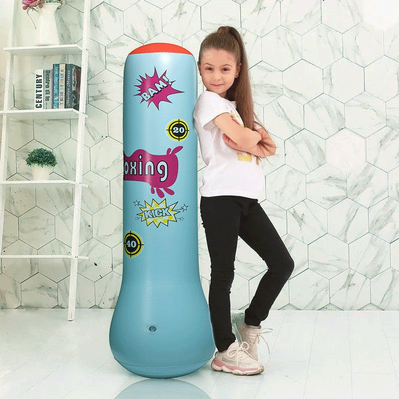 Colonne de boxe gonflable pour enfants