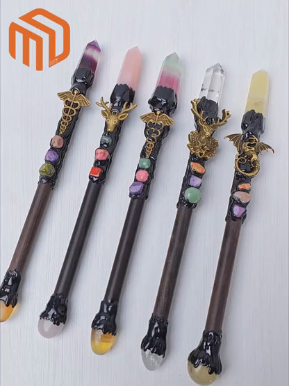 Crystal Pillar Magic Wand