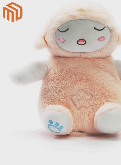 Poupée en peluche bébé Dudu, petit agneau, Cloak Man